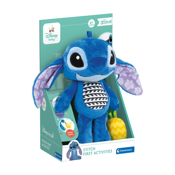 CLEMENTONI DISNEY BABY ΒΡΕΦΙΚΗ ΧΝΟΥΔΩΤΗ ΚΟΥΔΟΥΝΙΣΤΡΑ STITCH ΓΙΑ 6+ ΜΗΝΩΝ