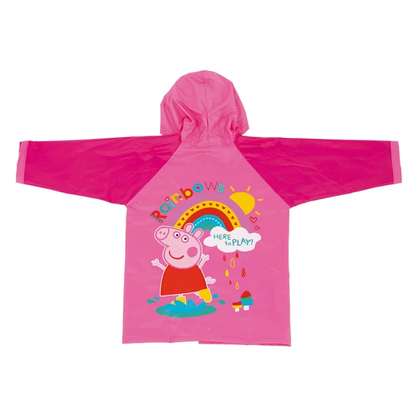 PVC RAINCOAT PINK PEPPA PIG
