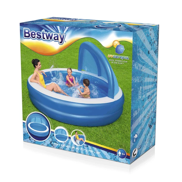 BESTWAY FAMILY POOL 241X241X140 cm SUMMER DAYS