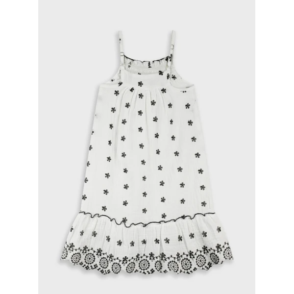 ENERGIERS DRESS GIRL ECRU
