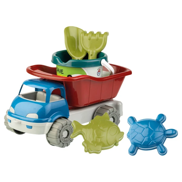 SET TRUCK FOR THE BEACH WITH BUCKET AND ACCESSORIES
