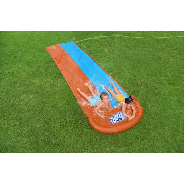 BESTWAY H2OGO! INFLATABLE DOUBLE SLIDE 4.88m
