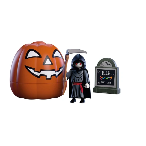 PLAYMOBIL HALLOWEEN GRIM REAPER WITH SCYTHE