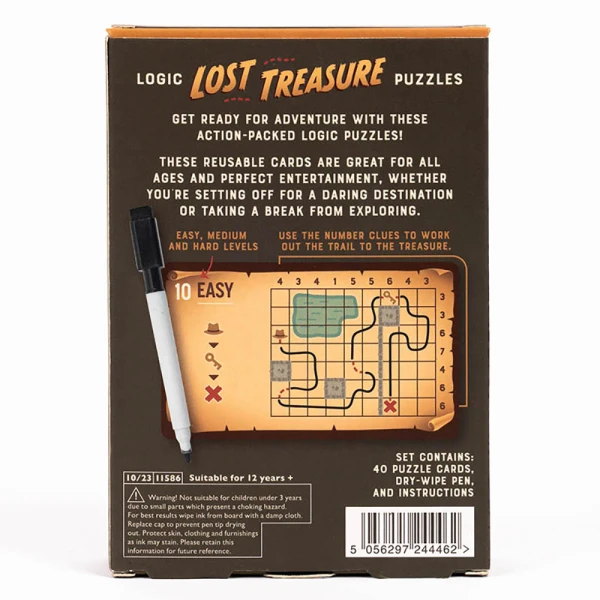 PROFESSOR PUZZLE LOST TREASURE LOGIC PUZZLES