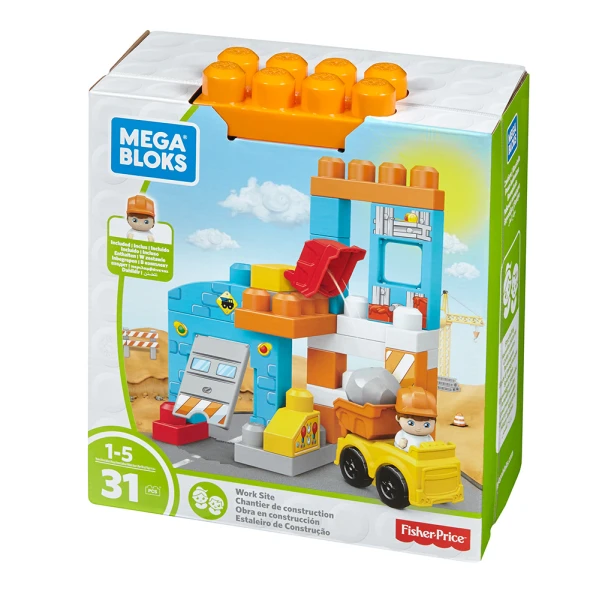 MEGA BLOKS PLAYSET WITH 2 FIGURES - 2 DESIGNS
