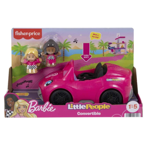 FISHER PRICE LITTLE PEOPLE BARBIE ΚΑΜΠΡΙΟ ΑΥΤΟΚΙΝΗΤΟ
