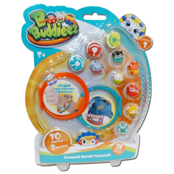 BBUDDIEEZ BLISTER WITH 5 BUDDIEEZ & BAND