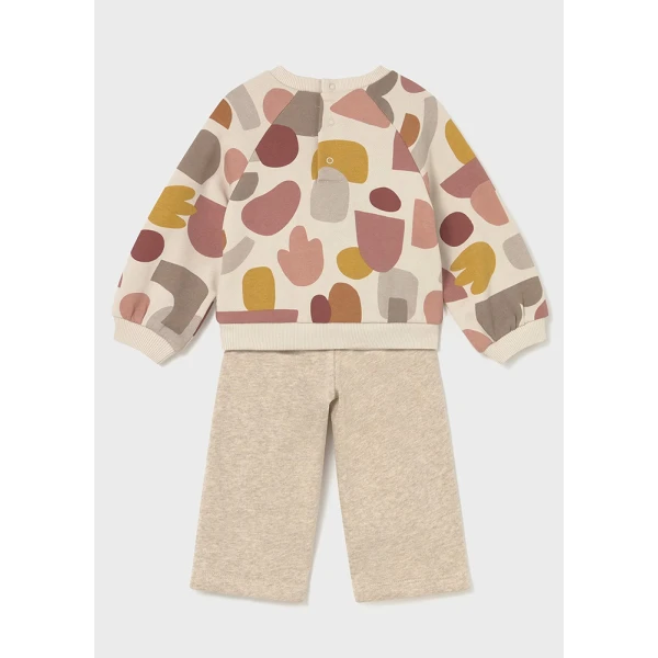 MAYORAL TRACKSUIT SWEATSHIRT PRINTED DARK BEIGE