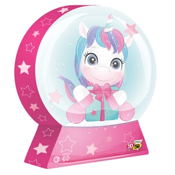 50-50 GAMES PUZZLE 36 pcs SNOWBALL UNICORN