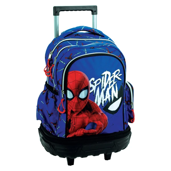 PRIMARY SCHOOL DETACHABLE TROLLEY SPIDERMAN EVERGREEN