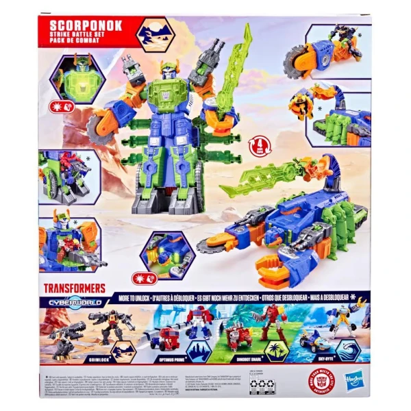 TRANSFORMERS CYBERWORLD SCORPONOK STRIKE BATTLE ΦΙΓΟΥΡΑ ΣΕΤ ΠΑΙΧΝΙΔΙΟΥ