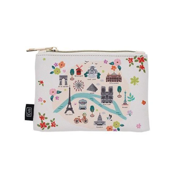 KIUB PARIS FLAT WALLET 10X14 cm.