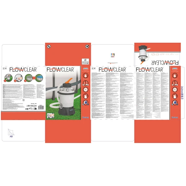 BESTWAY FLOWCLEAR 3028L/800gal ΦΙΛΤΡΟ ΑΜΜΟΥ