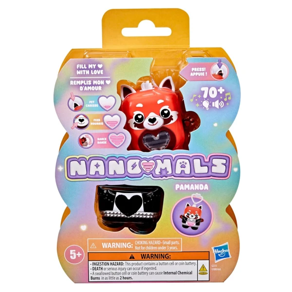 NANO-MALS ELECTRONIC FIDGET PET - PAMANDA THE RED PANDA