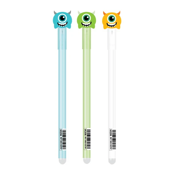 ΣΤΥΛΟ GEL ΜΠΛΕ ΜΕΛΑΝΙ 0.7mm MONSTER - 3 ΧΡΩΜΑΤΑ