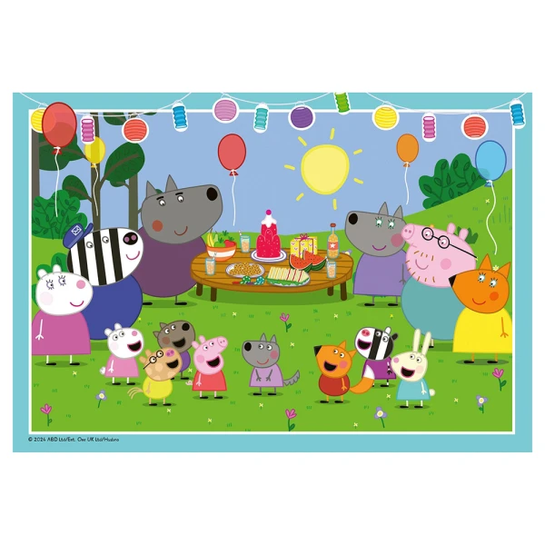 RAVENSBURGER PUZZLE 2X24 pcs PEPPA\'S PARTY