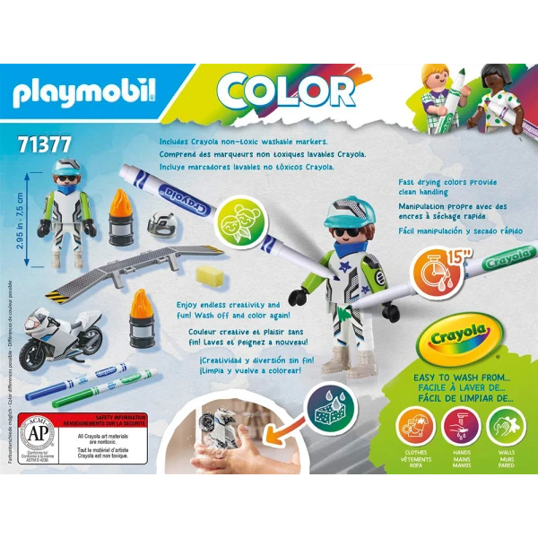 PLAYMOBIL COLOR MOTORBIKE