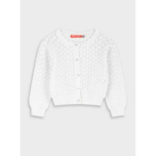 ENERGIERS CARDIGAN GIRL ΒΕΒΕ ECRU