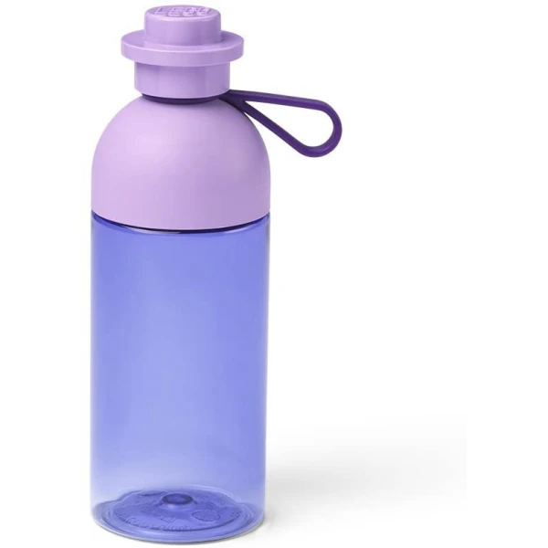 LEGO HYDRATION BOTTLE 0.5L TRANSPARENT 325 LAVENDER