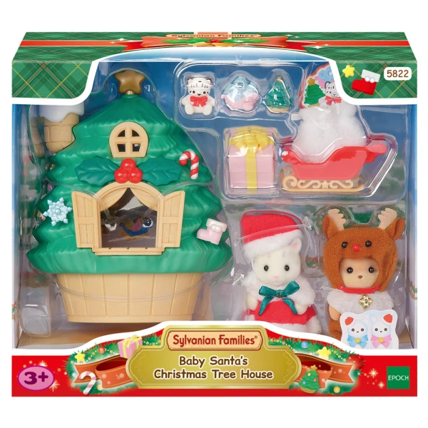 THE SYLVANIAN FAMILIES SANTA\'S CHRISTMAS TREEHOUSE