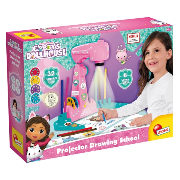 LISCIANI GABBY\'S DOLLHOUSE PROJECTOR DRAWING SCHOOL