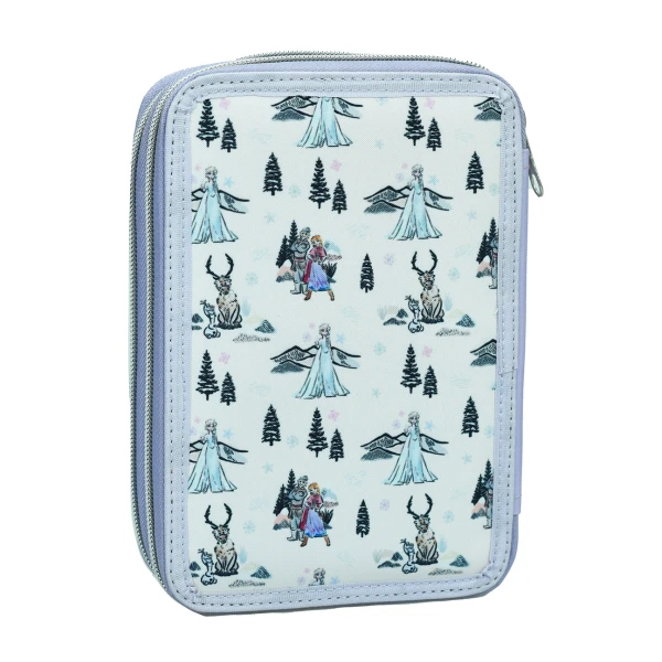 DOUBLE FILLED PENCIL CASE FROZEN FAMILY