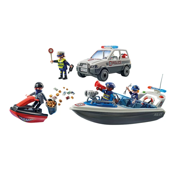 PLAYMOBIL CITY ACTION POLICE PURSUIT ON THE WATER
