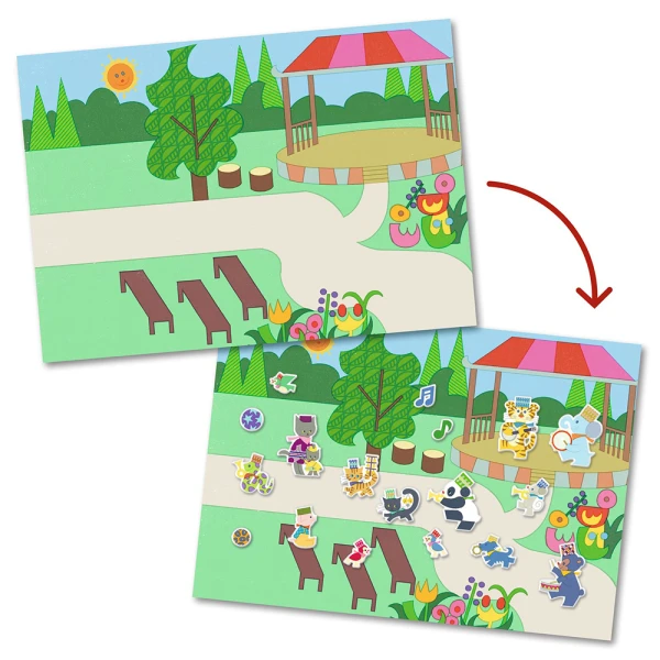 DJECO I CREATE STICKERS FANFARE
