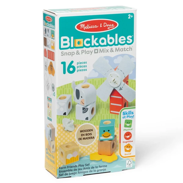 MELISSA & DOUG BLOCKABLES FARM FRIENDS