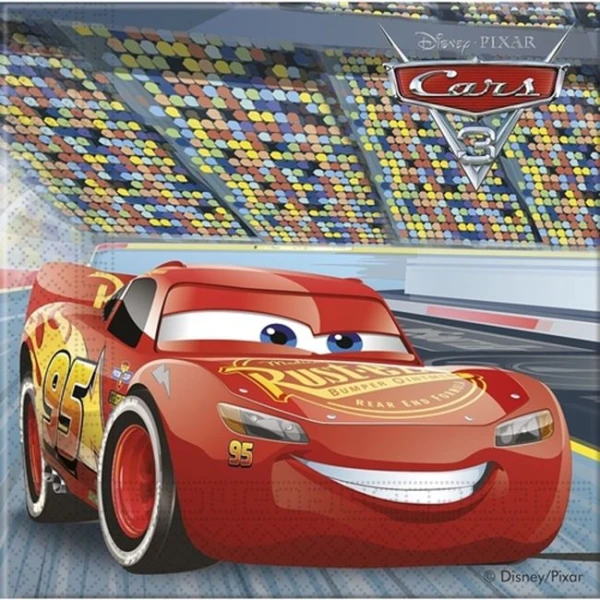 PARTY NAPKINS DISNEY CARS 3 2S 33X33 20 pcs