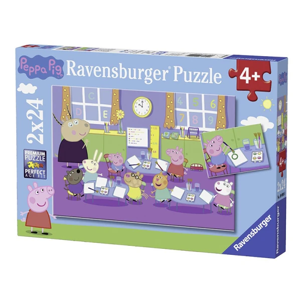 RAVENSBURGER ΠΑΖΛ 2X24 τεμ. ΠΕΠΠΑ ΤΟ ΓΟΥΡΟΥΝΑΚΙ