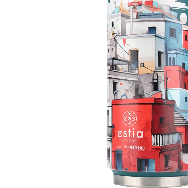 ESTIA HOME ART ΘΕΡΜΟΣ TRAVEL CUP 500ml - URBAN MYTHOS