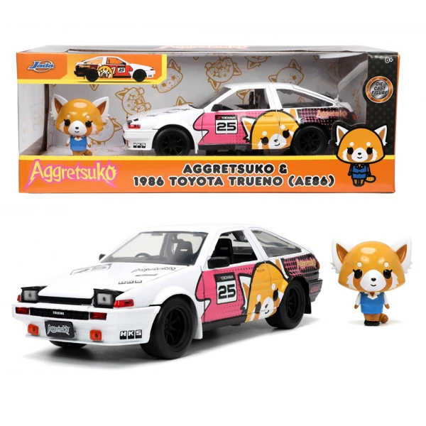 DIE CAST ΑΥΤΟΚΙΝΗΤΟ AGGRETSUKO 1986 TOYOTA TRUENO AE86 1:24