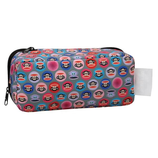 BACK ME UP BARREL OVAL PENCIL CASE PAUL FRANK FANTASIA