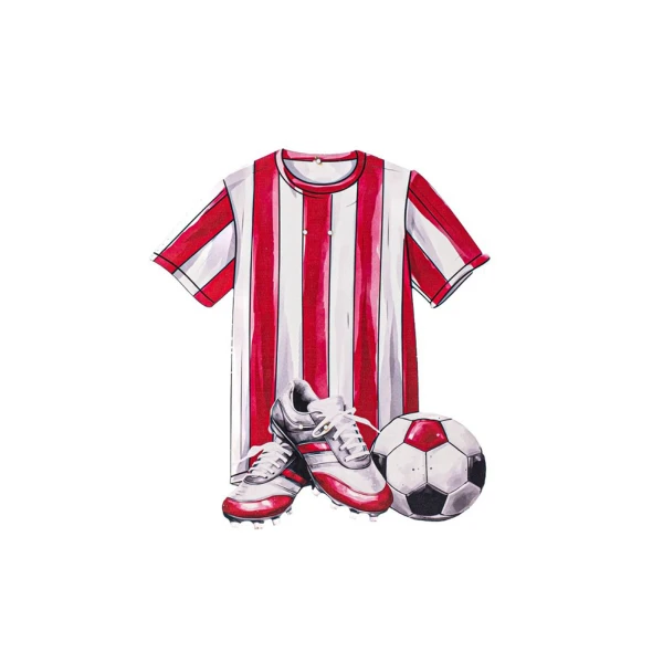 FEELING WOOD HANDMADE CANDLE FOOTBALL T-SHIRT 7