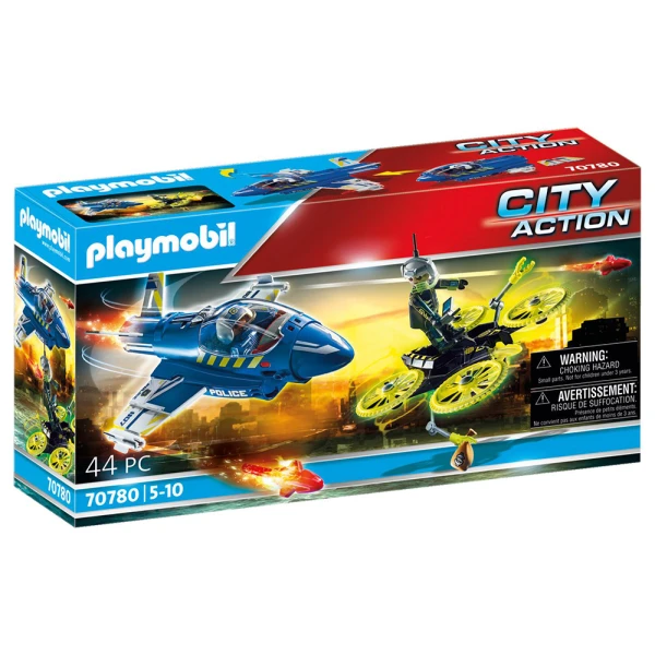 PLAYMOBIL CITY ACTION ΚΑΤΑΔΙΩΞΗ DRONE ΑΠΟ ΑΣΤΥΝΟΜΙΚΟ ΤΖΕΤ