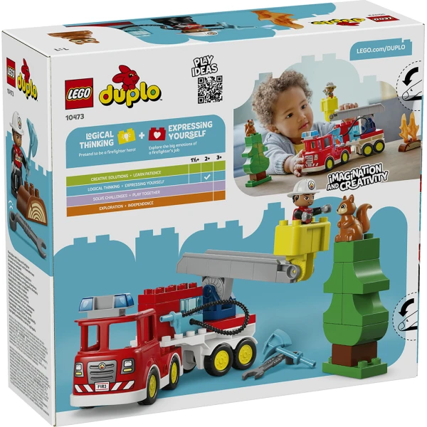 LEGO® DUPLO® TOWN FIRE TRUCK WITH HOSE AND FIREFIGHTER