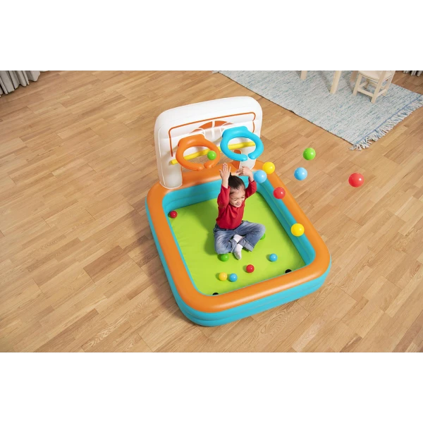 BESTWAY PLAYSET 120X107X84 cm KICK \'N SWISH BALL