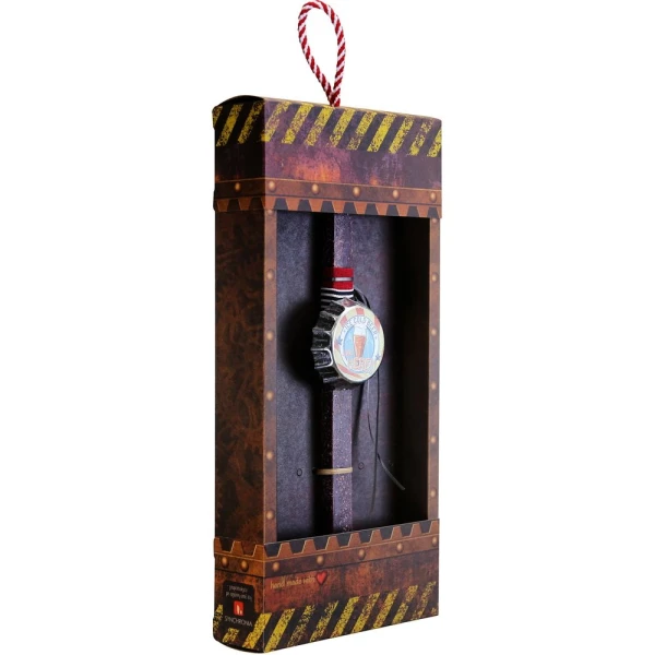 SYNCHRONIA HANDMADE CANDLE 30 cm MAGNET BOTTLE CAP OPENER CHOCOLATE