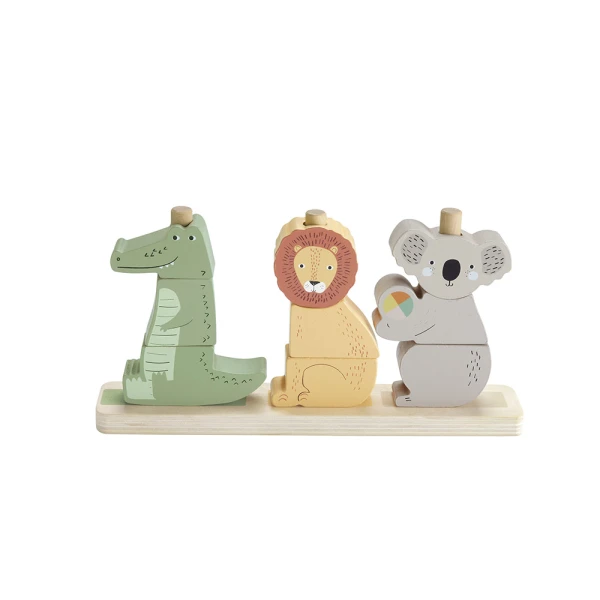 FISHER PRICE ΞΥΛΙΝΟ ΠΑΙΧΝΙΔΙ ΔΡΑΣΤΗΡΙΟΤΗΤΩΝ STACK & SORT ANIMALS