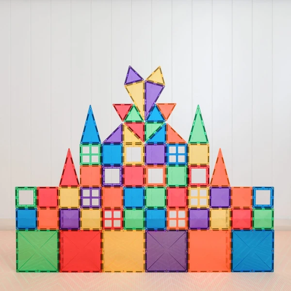 CONNETIX MAGNETIC TILES RAINBOW STARTER PACK 60 pcs