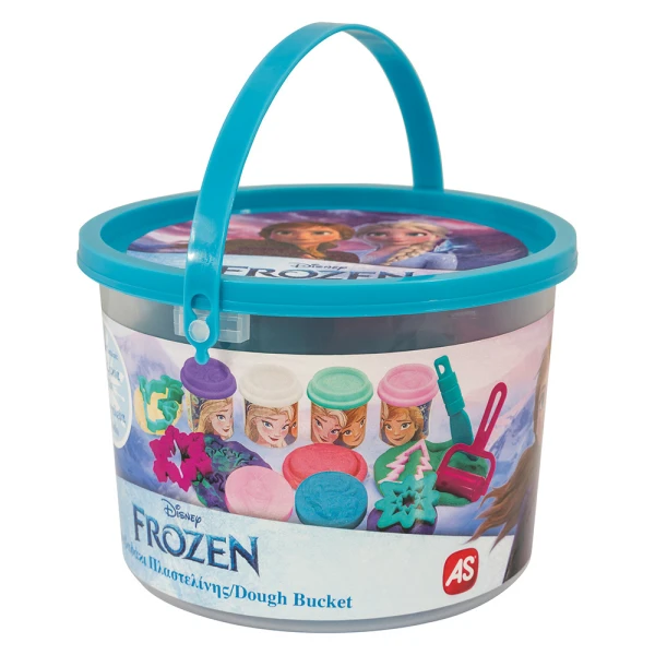 AS ΠΛΑΣΤΕΛΙΝΗ DISNEY FROZEN ΚΟΥΒΑΔΑΚΙ ΜΕ 4 ΒΑΖΑΚΙΑ ΚΑΙ 8 ΕΡΓΑΛΕΙΑ 200g ΓΙΑ 3+ ΧΡΟΝΩΝ