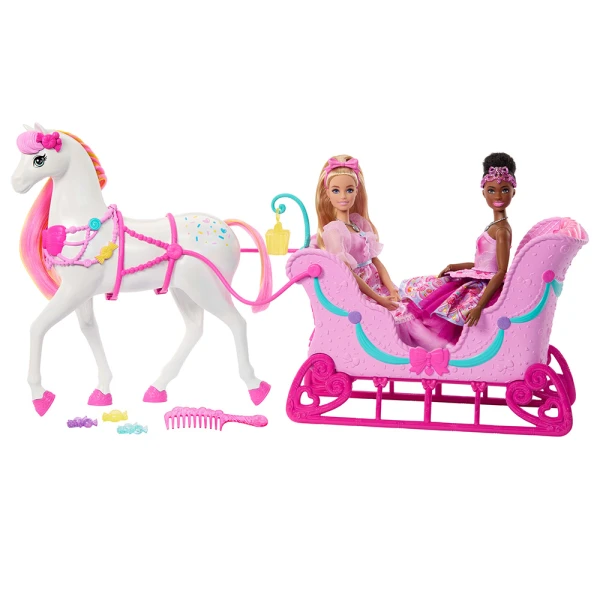 BARBIE ΚΑΡΥΟΘΡΑΥΣΤΗΣ - ΑΛΟΓΟ ΜΕ ΑΜΑΞΑ