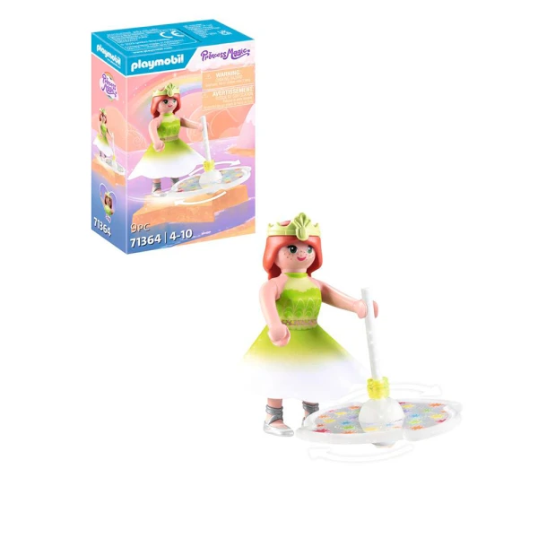 PLAYMOBIL PRINCESS MAGIC RAINBOW SPINNING TOP WITH PRINCESS