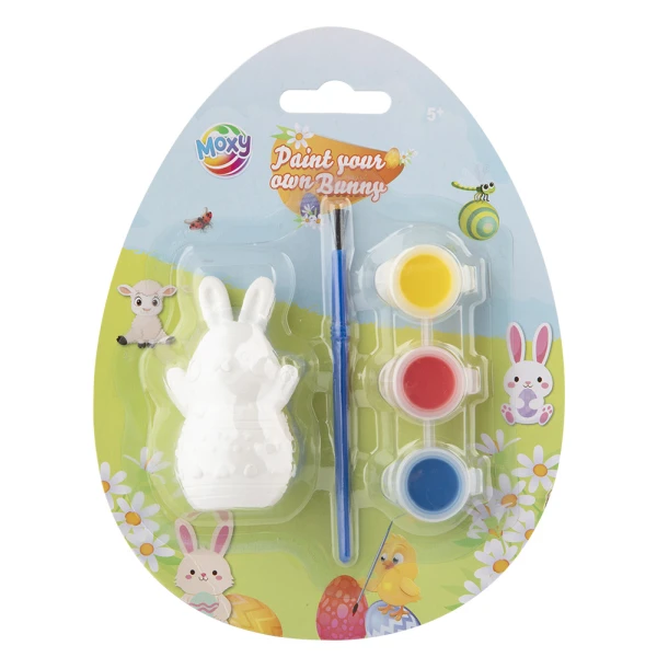 EASTER PAINTING BUNNY WITH COLORS