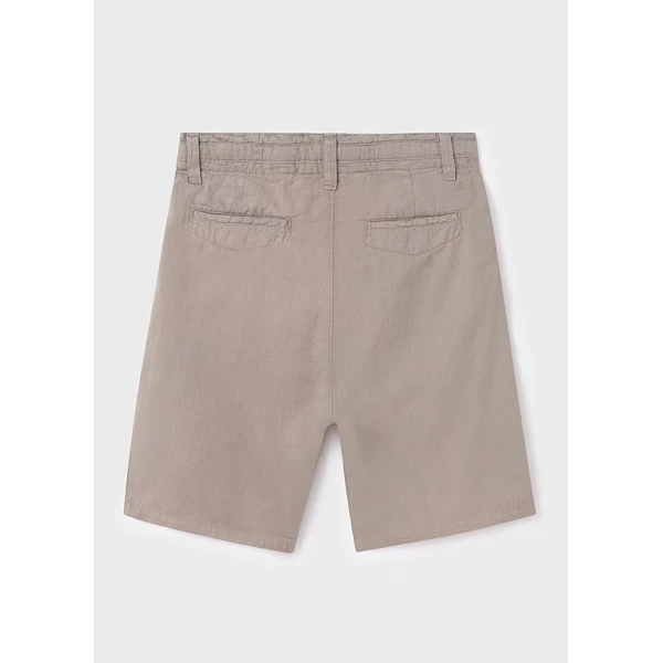 MAYORAL BERMUDA SHORTS COTTON LINEN LIGHT BROWN