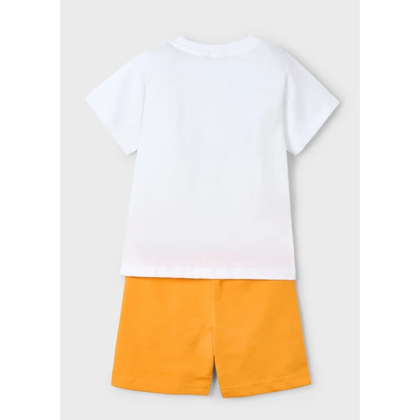 MAYORAL SET COTTON ATHLETICS ORANGE 