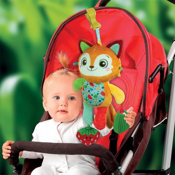 BABY CLEMENTONI BABY PLUSH WITH CLIP FOX