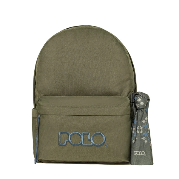 POLO 2026 BACKPACK ORIGINAL DOUBLE SCARF KHAKI-PETROL