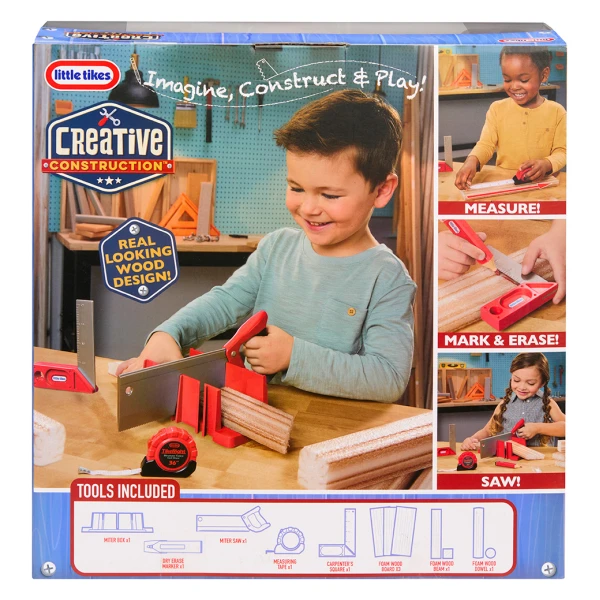 LITTLE TIKES CREATIVE CONSTRUCTION MEASURE AND CUT SET